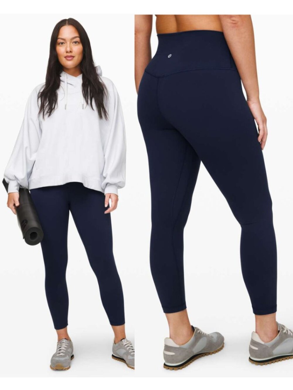 Lululemon True Navy Nulu High Rise Align Pants 25"